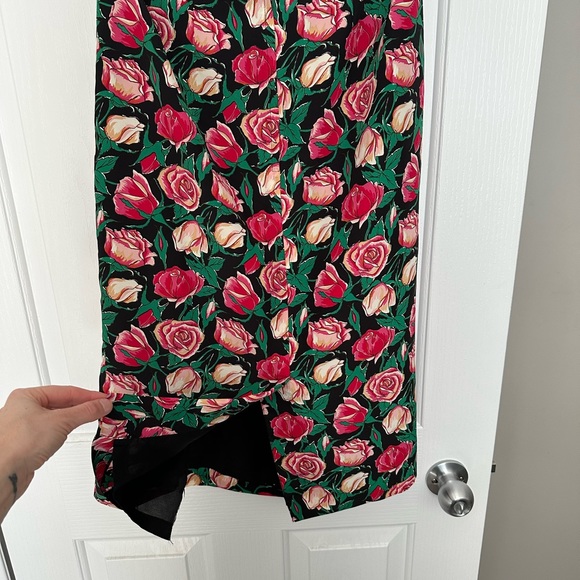 Vintage floral pencil skirt - Picture 3 of 5